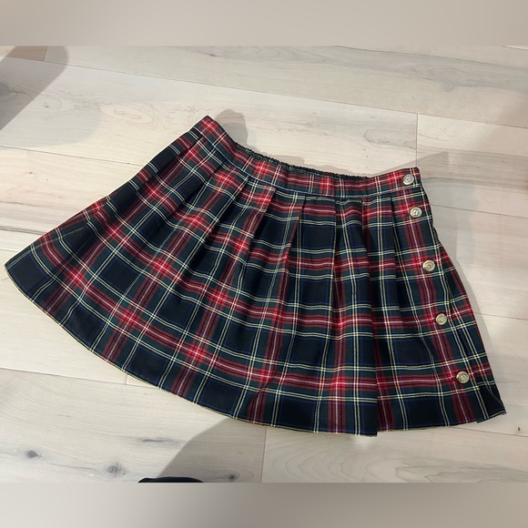 Dresses & Skirts - Vintage Barrie Stephens Plaid Button Front Mini Skirt*See Measurements In Pics